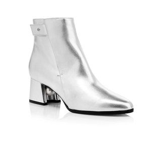 Nicholas Kirkwood Miri Faux Pearl Metallic Leather Ankle Boots